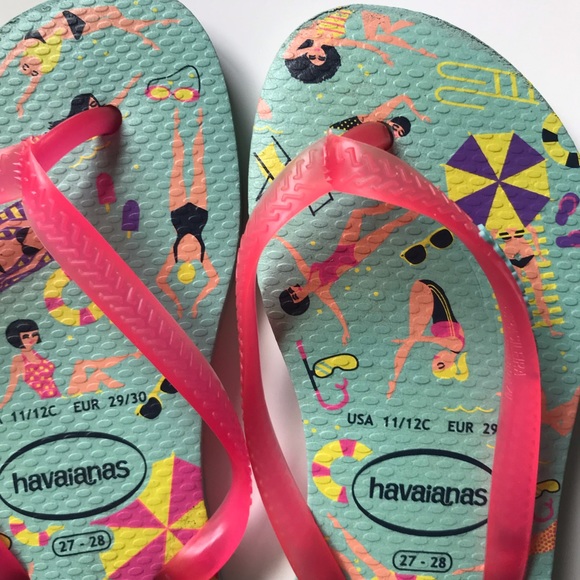 ✨Havaianas✨GiRL 11 Flip Flop🌈 - Picture 4 of 5